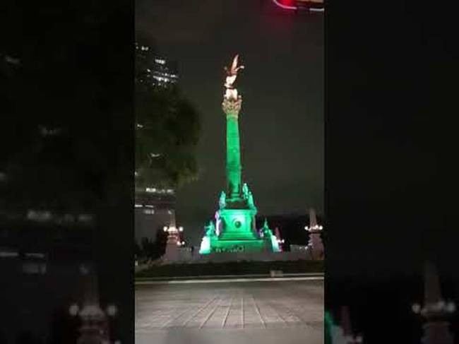 Δείτε το άγαλμα της Ανεξαρτησίας να «χορεύει» στον ρυθμό των Ρίχτερ στο Μεξικό (βίντεο)